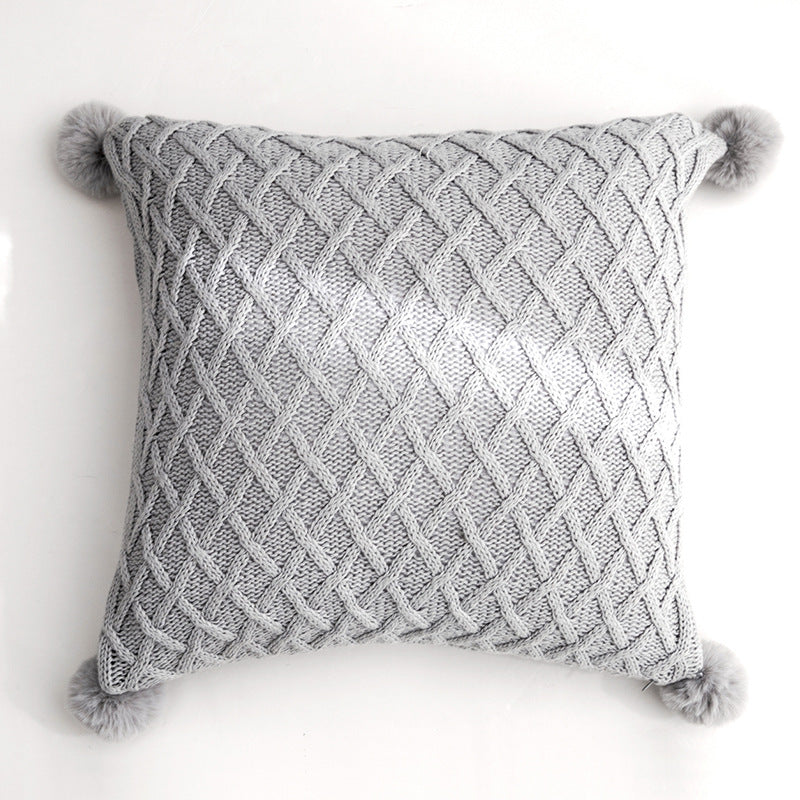 INS Blanket Throw Pillow Air Conditioning Knitted Blanket