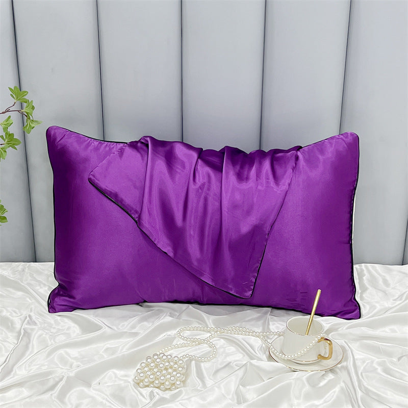 Double-sided Ice Silk Pillowcase Beauty Silk Pillowcase
