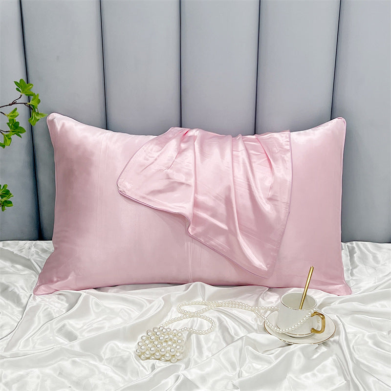 Double-sided Ice Silk Pillowcase Beauty Silk Pillowcase