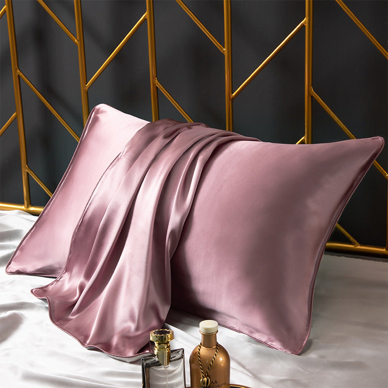 Double-sided Ice Silk Pillowcase Beauty Silk Pillowcase